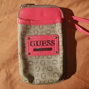 Guess wallet/cell phone holder